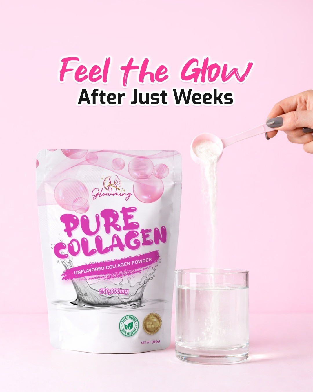 Glowming Drinks Powder Drink, 10 Sachets)