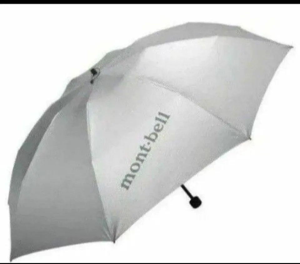 mont-bell Sun Block Umbrella 55 Folding Light Gray Trekking JP【UV Protection】