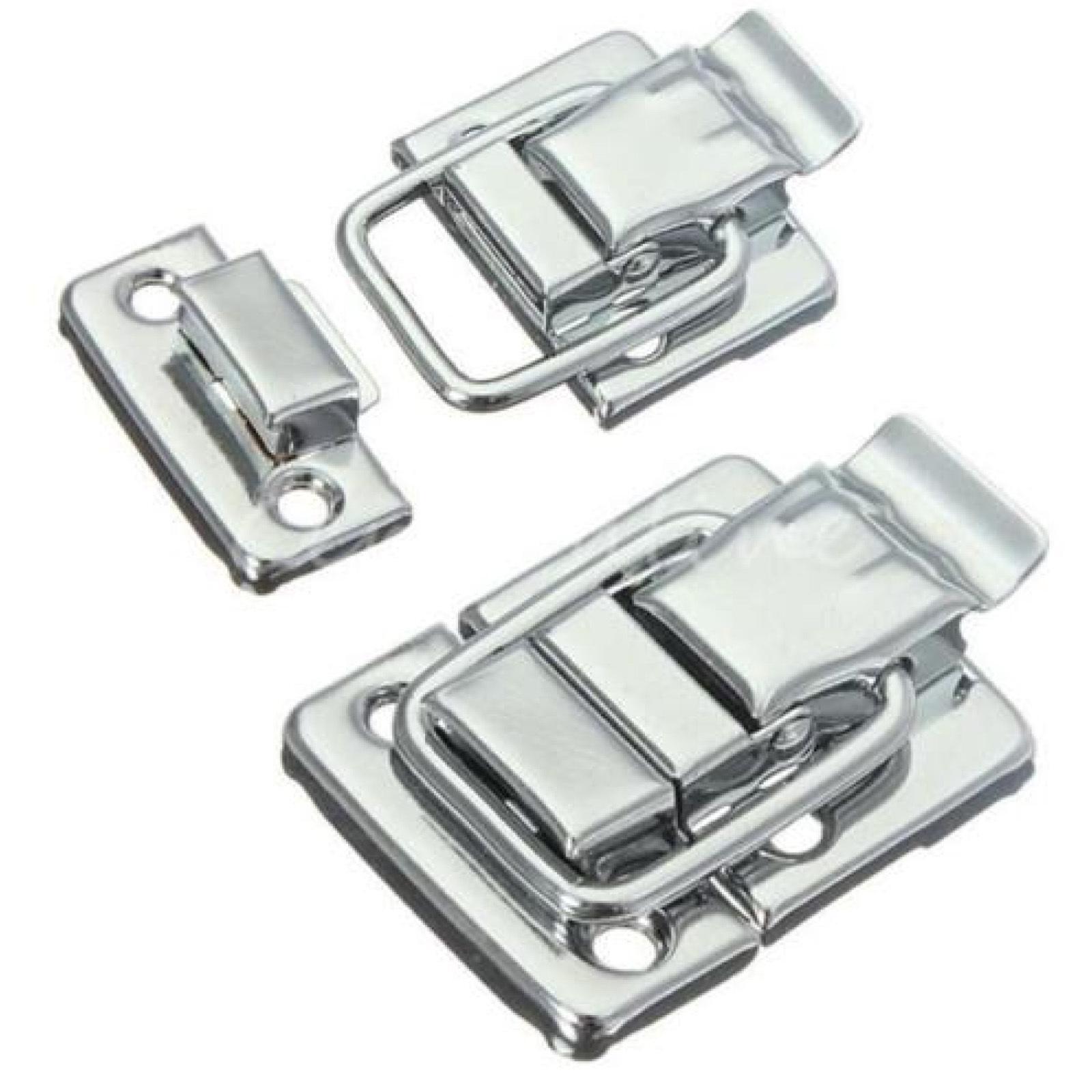 10x DIY Fastener Toggle Latch Catch Chest Case Suitcase Chests Trunk Lock Boxes