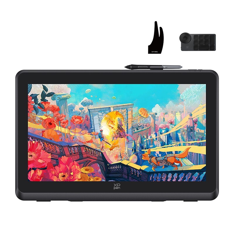 XPPen Artist 22 Plus Graphics Drawing Tablet Full Lamination 16384 X3 Pro Stylus
