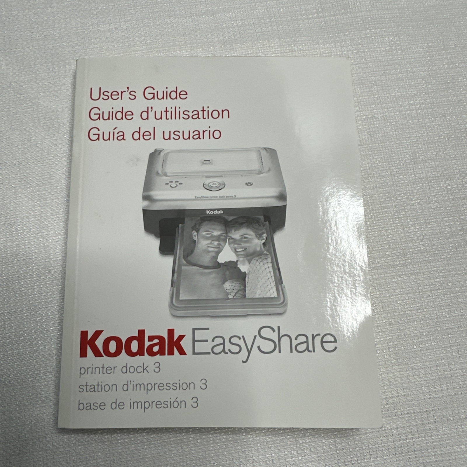 Kodak EasyShare printer dock 3 User's Instruction Guide Manual