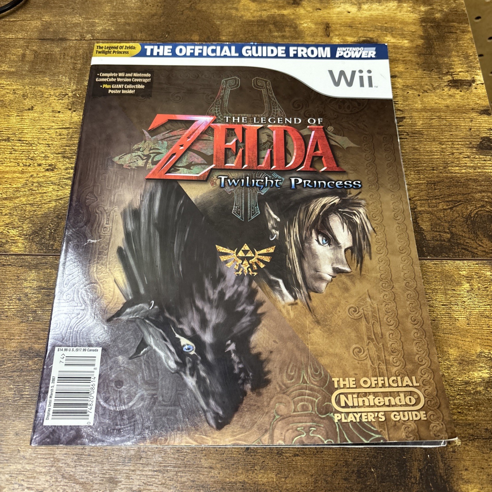 Zelda Twilight Princess Wii Official Nintendo Player’s Guide (no Poster)
