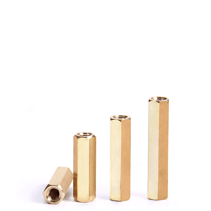 M4 brass column hexagon standoff spacer screw bolt single pass 17-60mm length