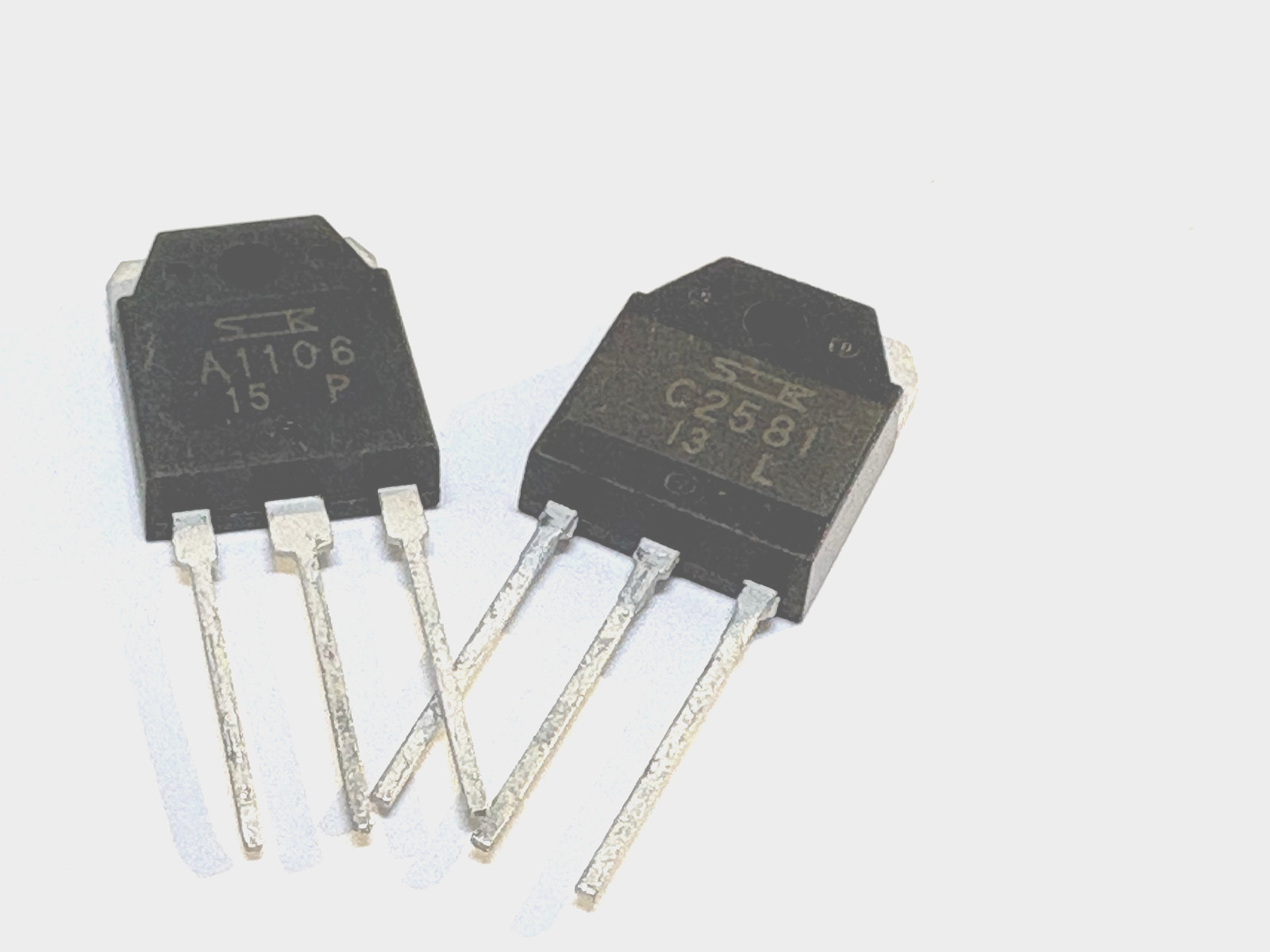 2 Pairs | 2SC2581 + 2SA1106 Sanken Silicon NPN+PNP Transistor | FREE US Shipping