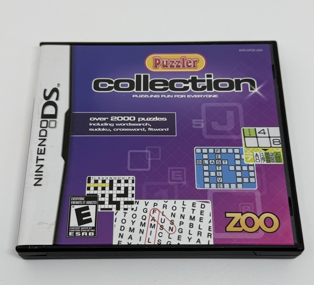 MANUAL ONLY Puzzler Collection Nintendo DS Instruction Booklet