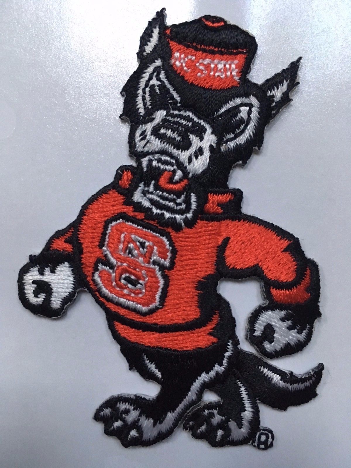 North Carolina NC State University Wolfpack Iron on or sew Patch NCSU 3" tall