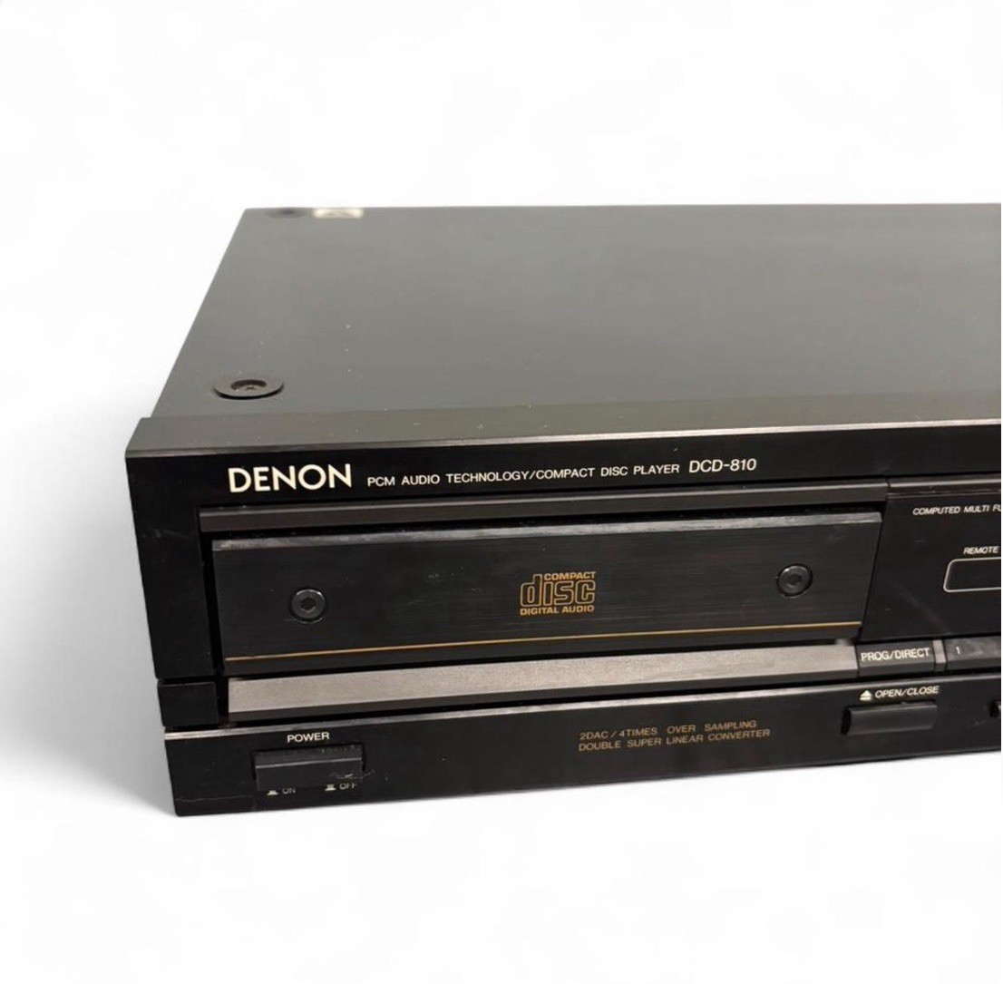 Denon DCD-810 PCM Audio Technology Double Super Linear Converter CD Player