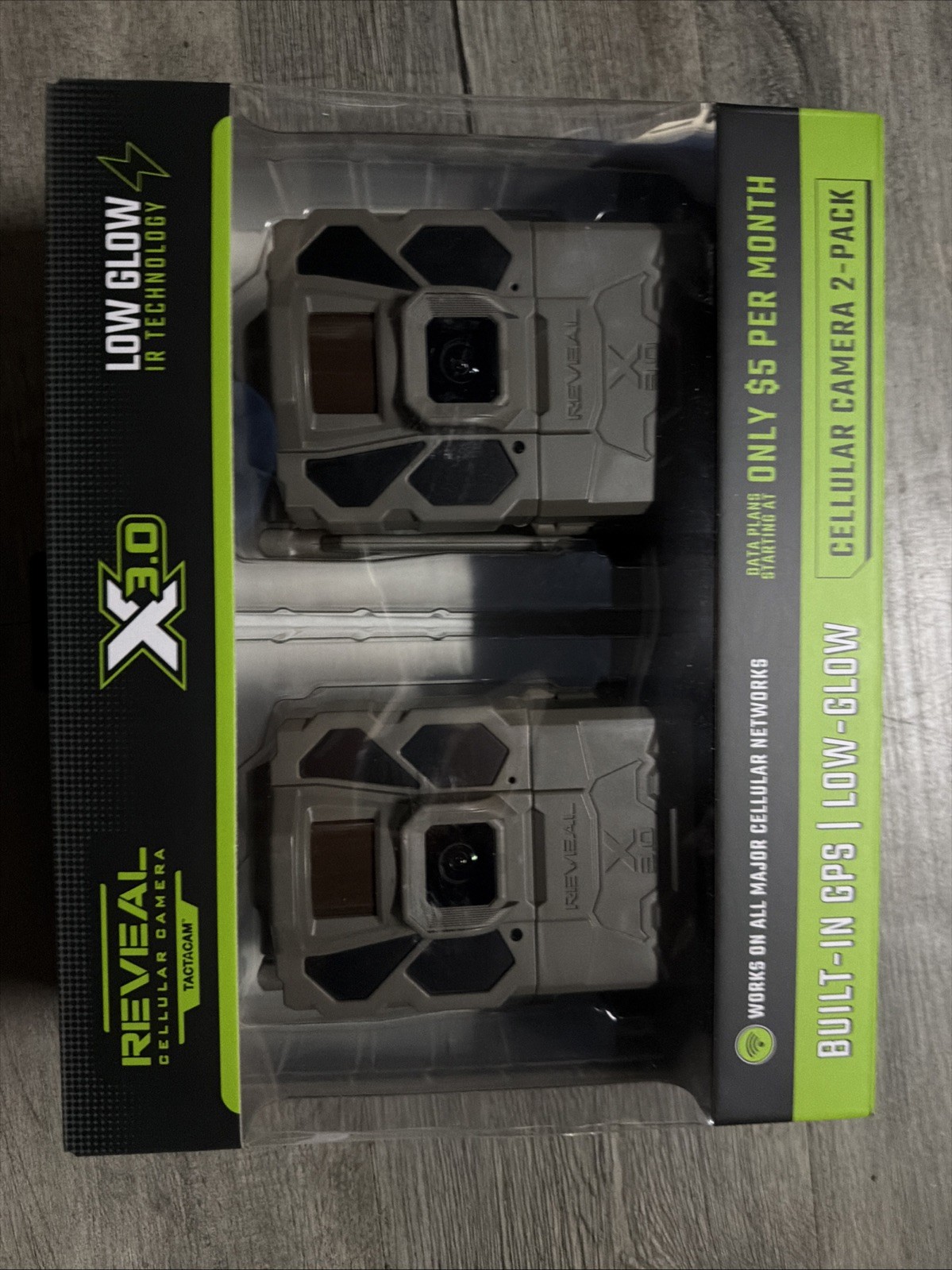 🔥New Tactacam Reveal X 3.0 2-Pack Cellular Trail Camera, NEW (631)