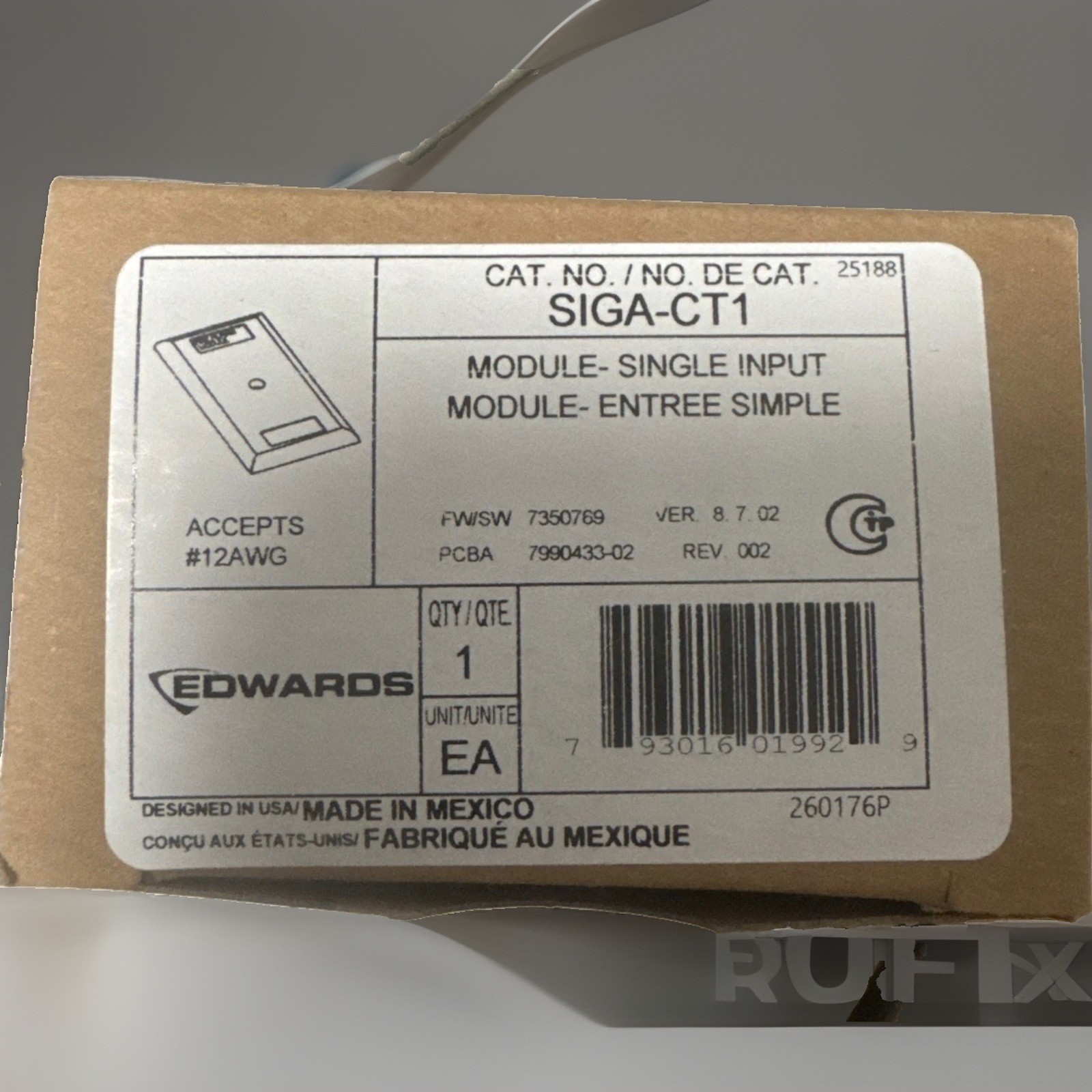 Edwards SIGA-CT1 - Same Day Shipping