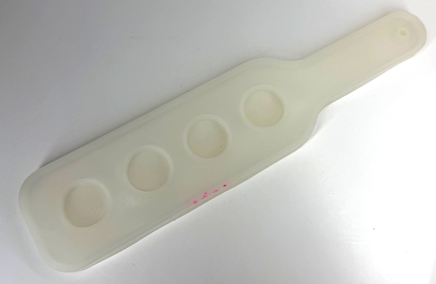Shot Glass Flight Board Silicone Mold "Give it your best shot" - 14" x 3"