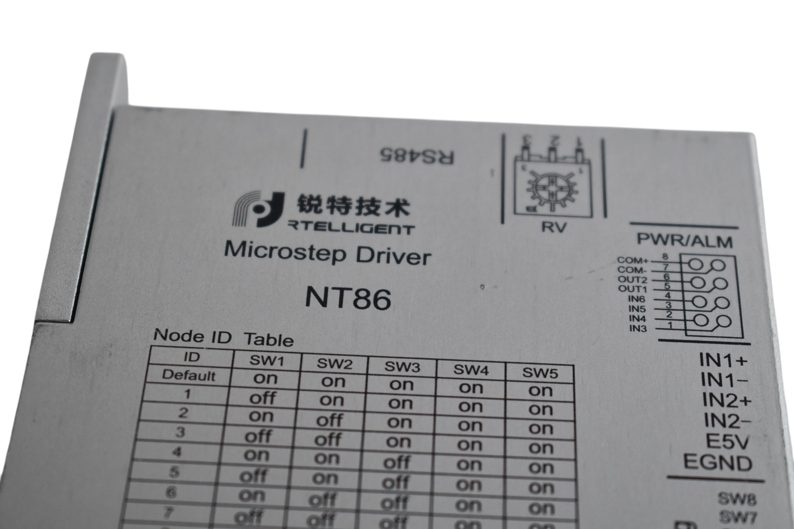Rtelligent Advanced Fieldbus Digital Stepper Drive NT86 Controller