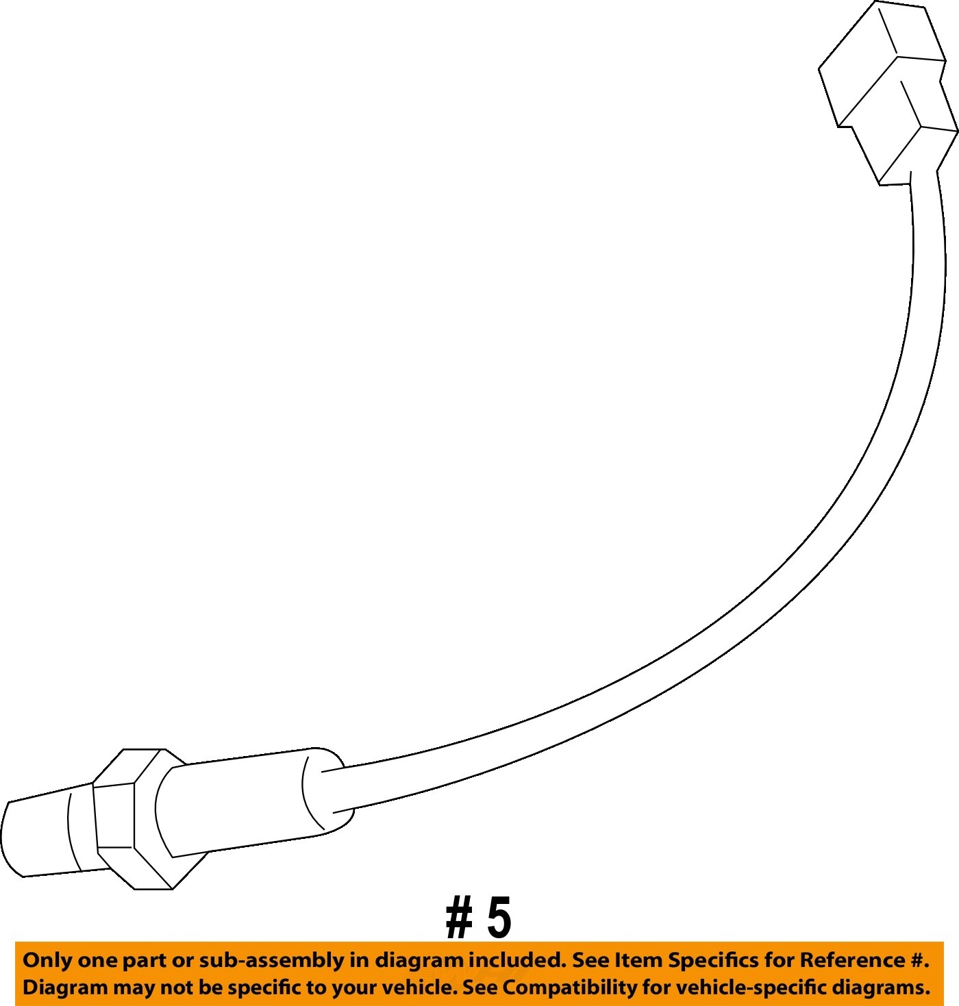 2011-2015 CRUZE 1.4 FRONT Oxygen Sensor NEW GM # 55572993