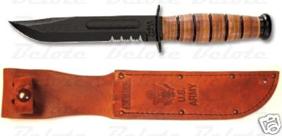 Ka-Bar KaBar Knives Full-Size US Army Serrated 1219