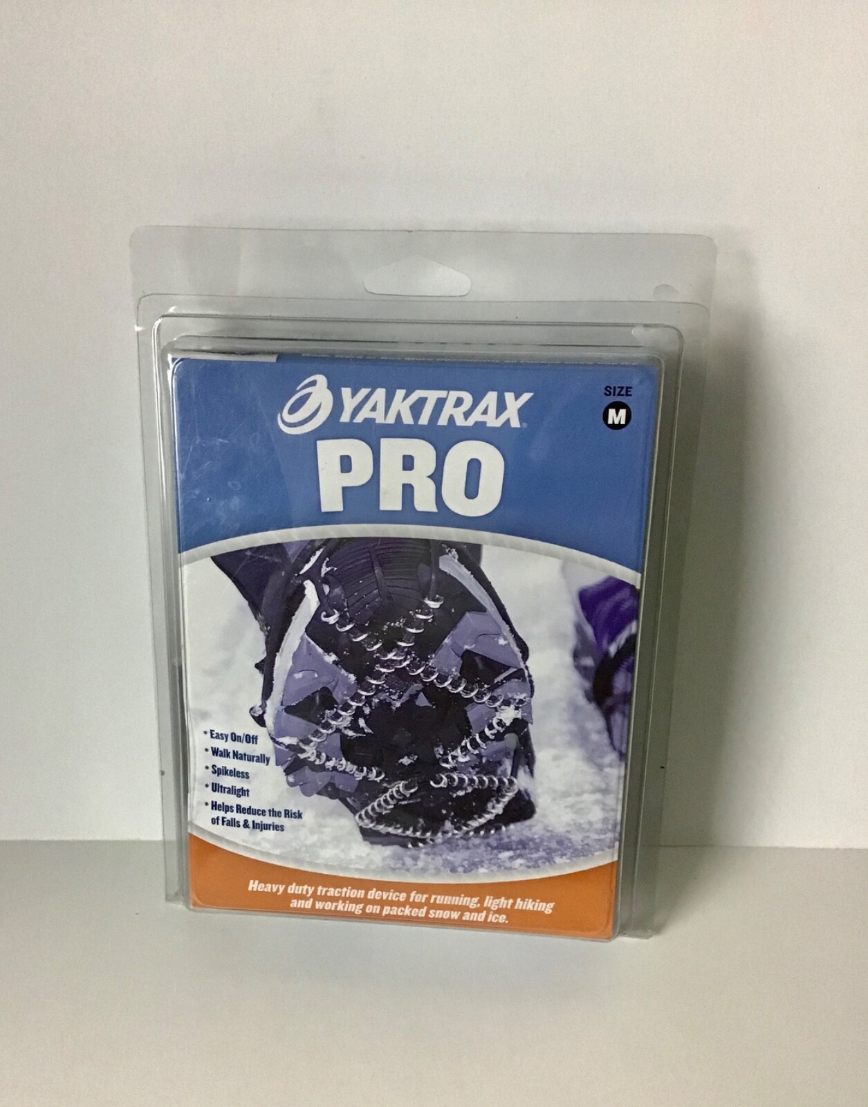 YAKTRAK PRO HEAVY DUTY TRACTION DEVICE FOR RUNNING HIKING & WORKING ON ICE SNOW