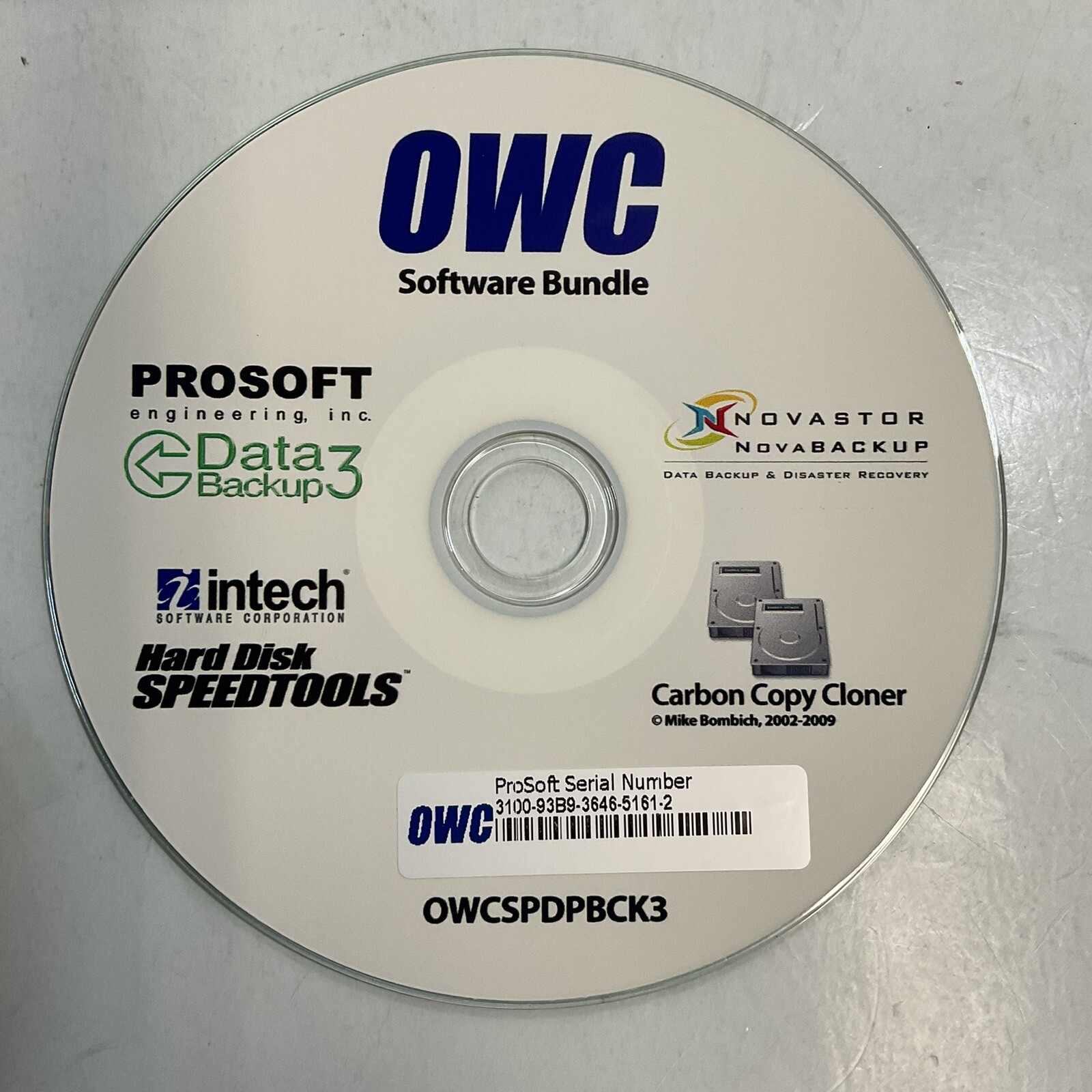OWC Software Bundle Data Backup3 NovaBackup SpeedTools Utilities Disk OWCSPDBCK3