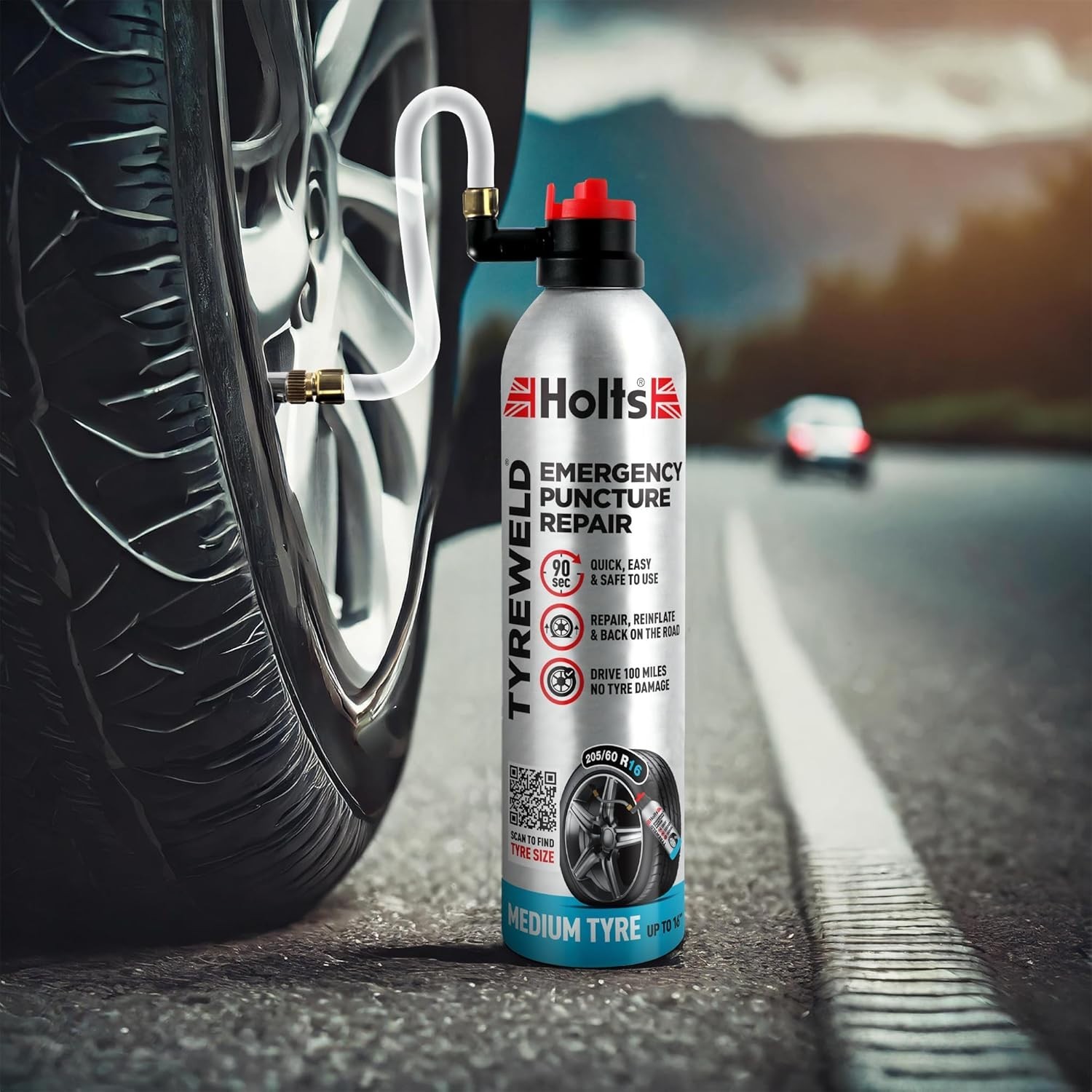 Holts Tyreweld Puncture Sealant 400ml for Medium Tyre