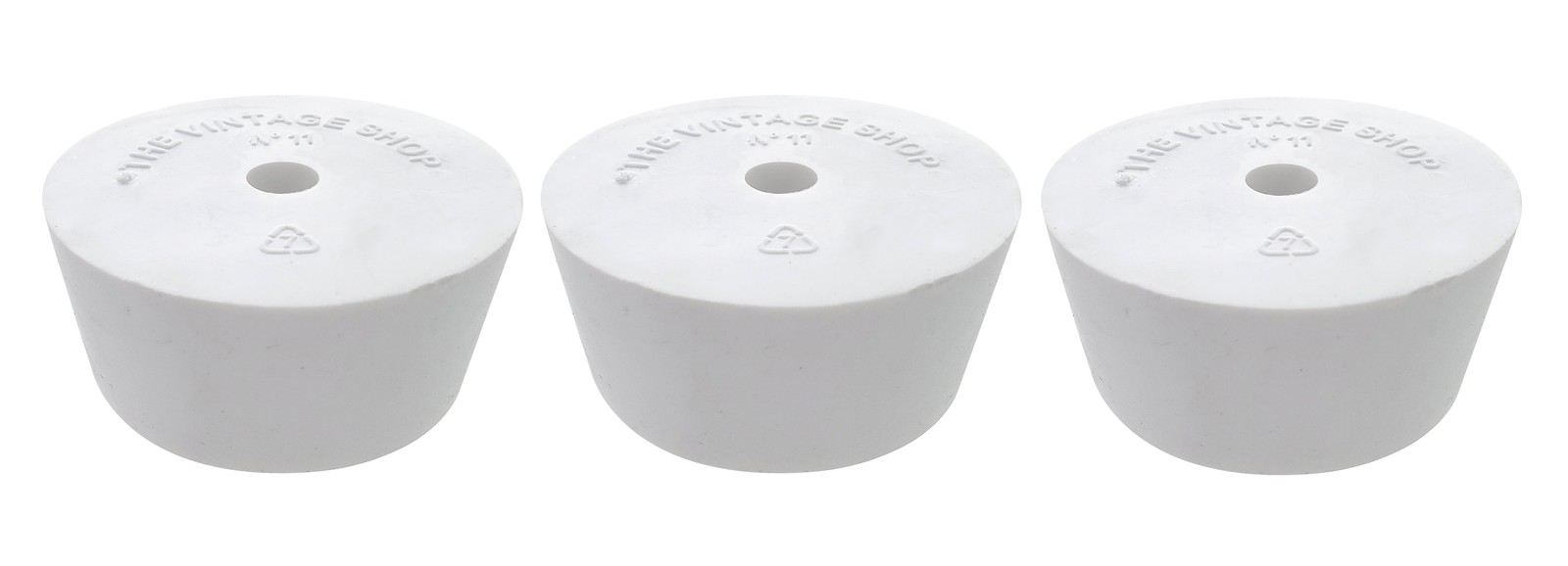 Home Brew Ohio #11 Drilled Rubber Stopper Set of 3