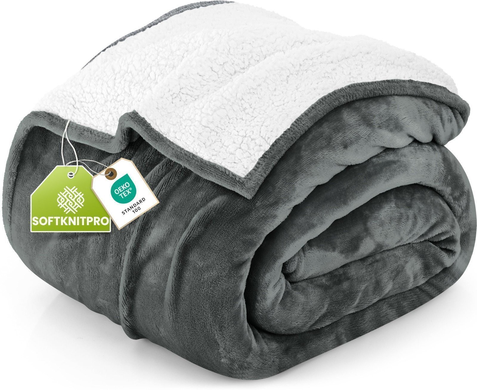 Utopia Bedding Sherpa Blanket California King Size (Turquoise, 102x96 Inches)...