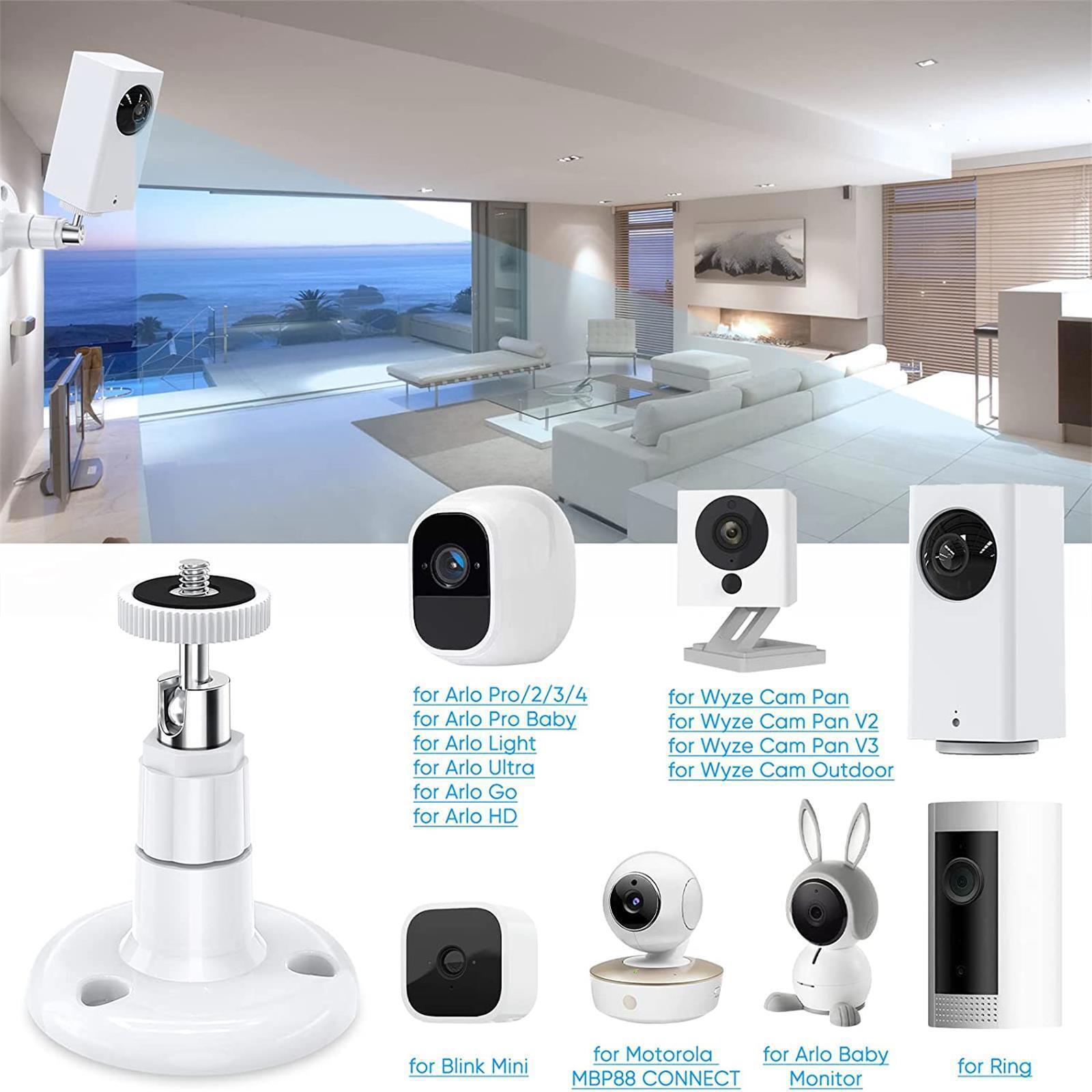 Security Camera Wall Mount Bracket Holder Stand For Arlo Pro/Wyze Cam Pan System