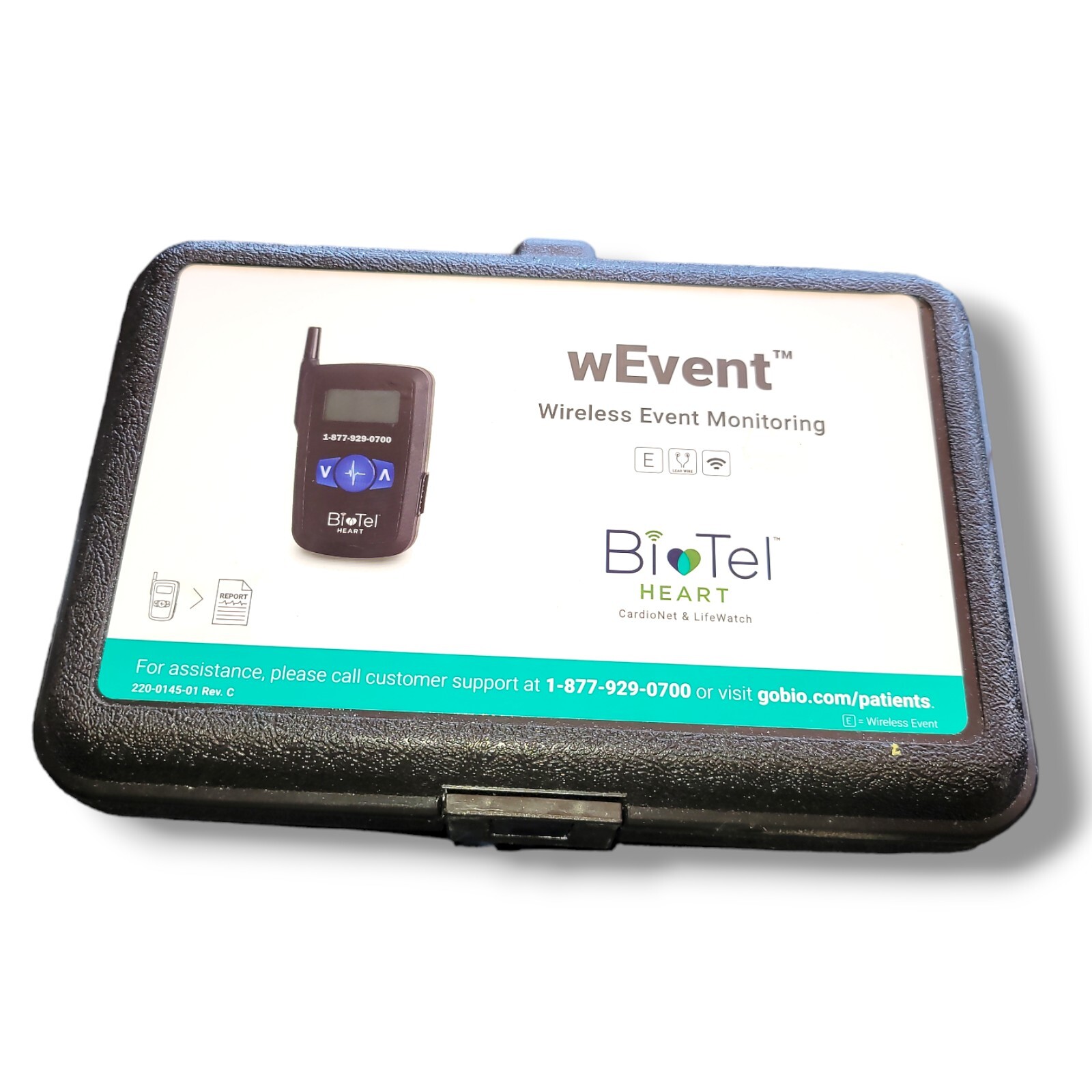 Biotel  Heart  wEvent Wireless Event Monitor Cardio Net Life Watch New