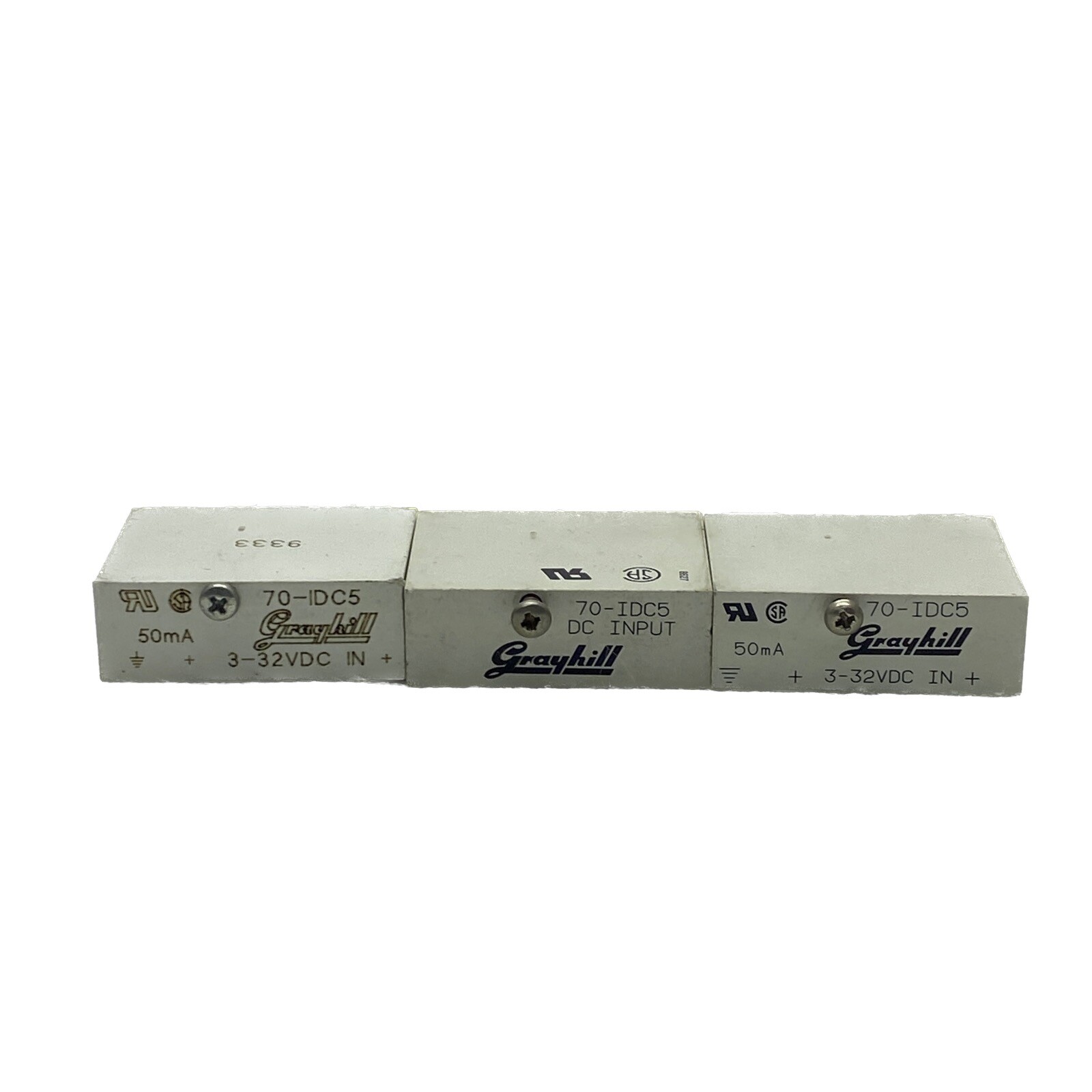 NEW OLD STOCK LOT OF 3 Grayhill 3-32VDC 50mA Input Module 70-IDC5