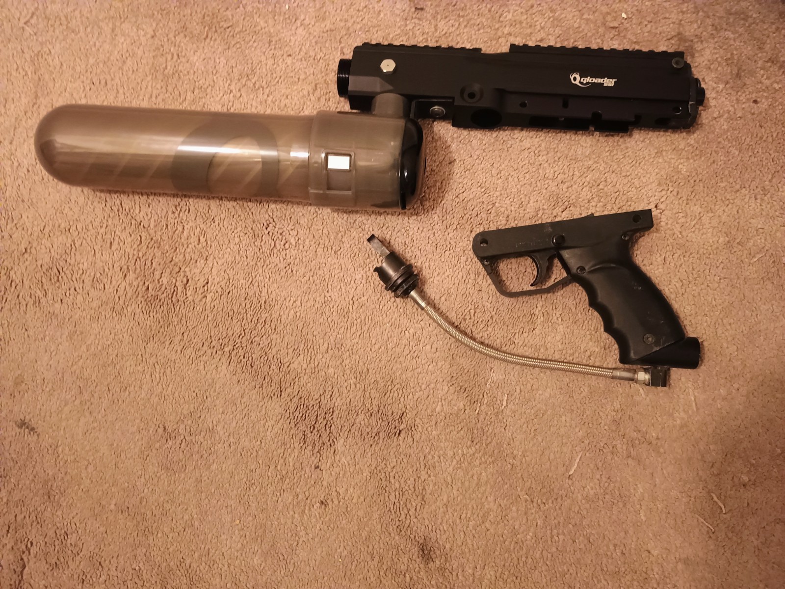 Q-loader SSI Body Kit  With Frame And Internals Ready To Build Rare Paintball A5