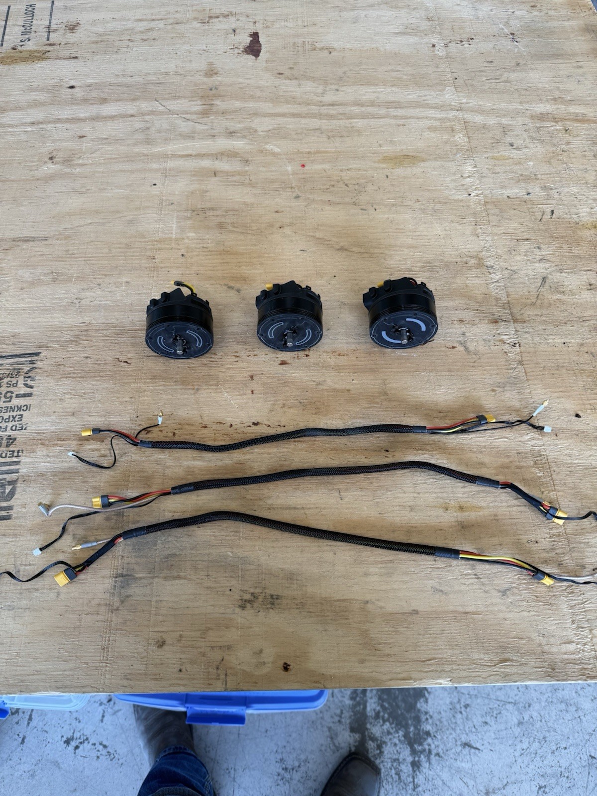 DJI Matrice 300 RTK Motor Lot 3x (2 CW 1 CCW) w/ Wiring Harness OEM M300