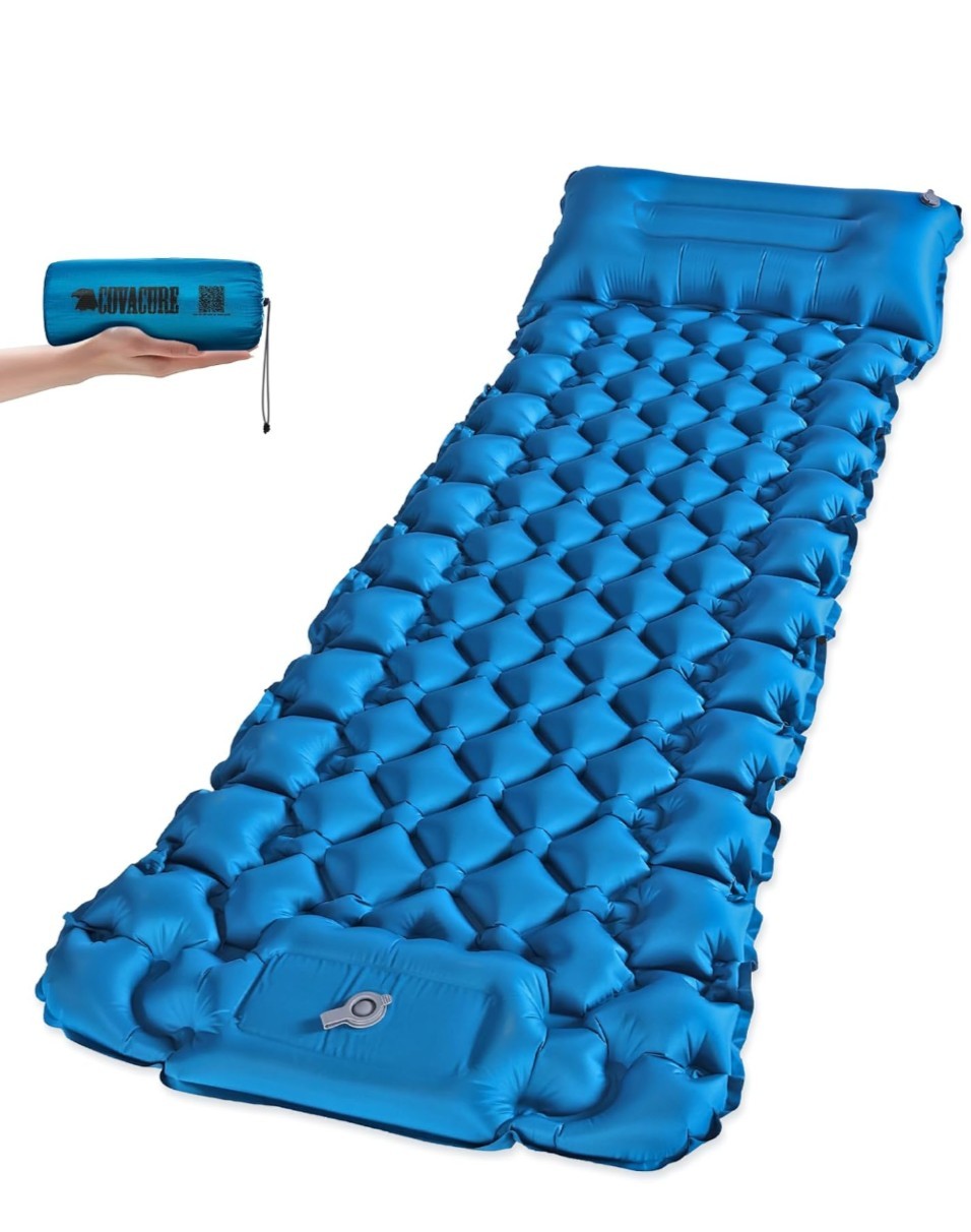 Sleeping Pad - Ultralight Inflatable Sleeping Pad for Camping with Built-in...