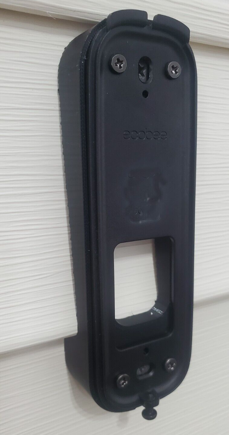 ecobee Video Doorbell Angle Adjustment Mount Wedge 4" Vinyl Siding Mount