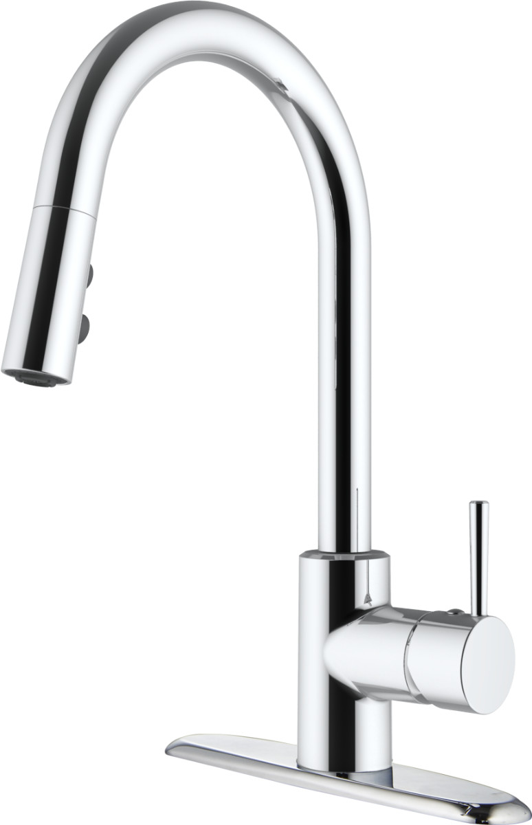 Empire Faucets Kitchen Sink Faucet - Pull Down Faucet with Spray Brushed Nickel