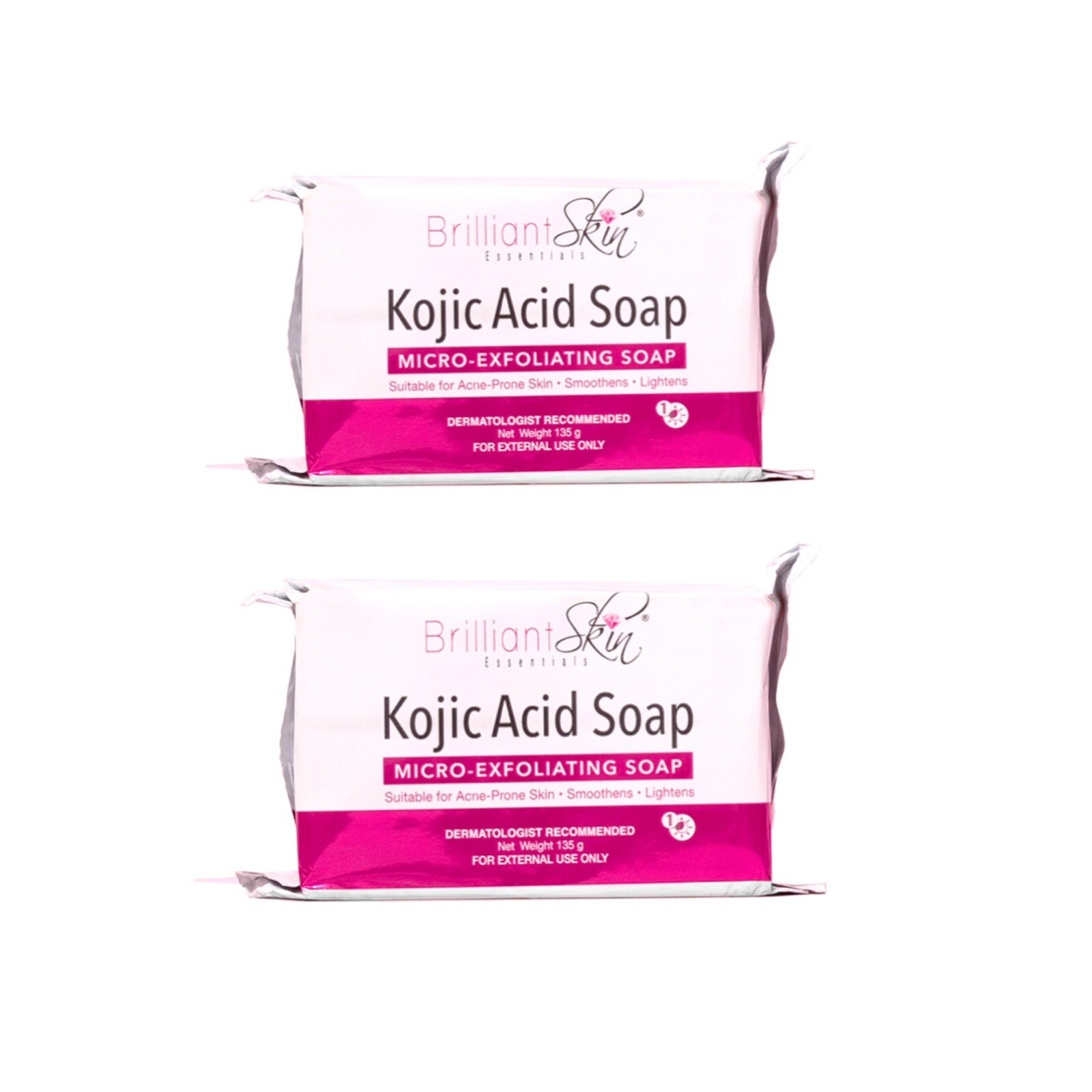 2 Bars Brilliant Skin Essentials Micro-Exfoliating Soap Acne-Prone Skin 135g