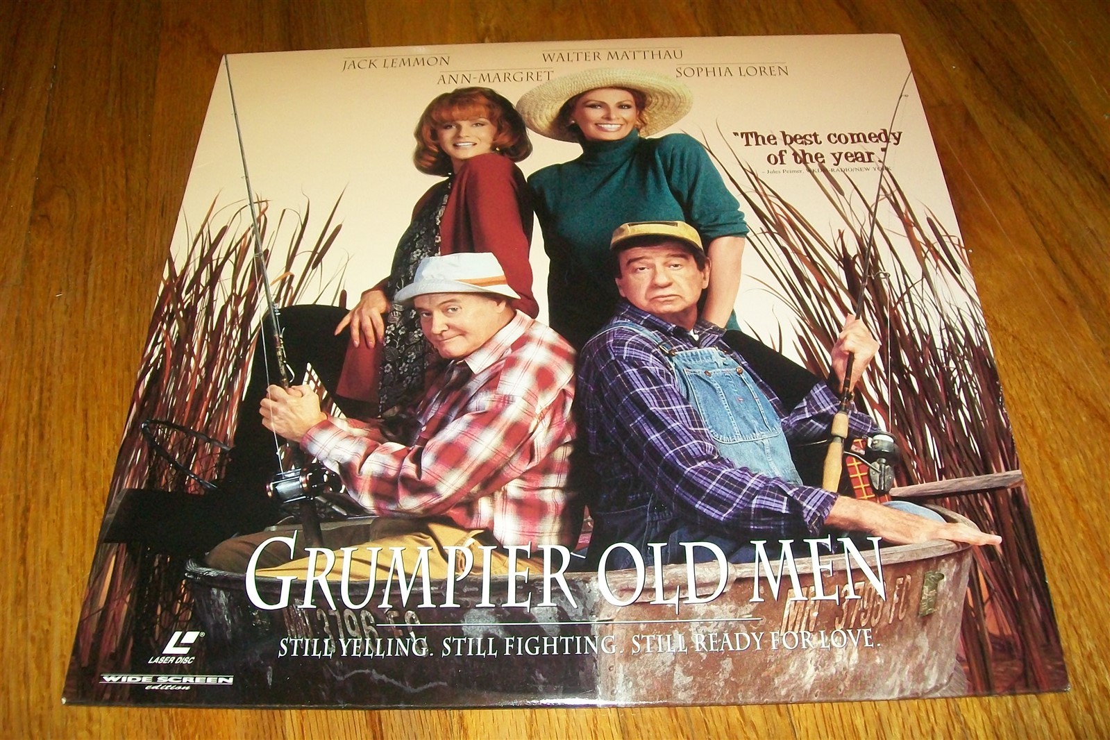 GRUMPIER OLD MEN Laserdisc LD WIDESCREEN FORMAT EXCELLENT CONDITION VERY RARE!