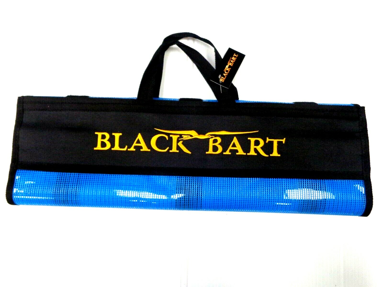 Black Bart 6-Pocket Rollup Lure Bag - LARGE 20" x 8" - BLUE - Lure Storage Bag