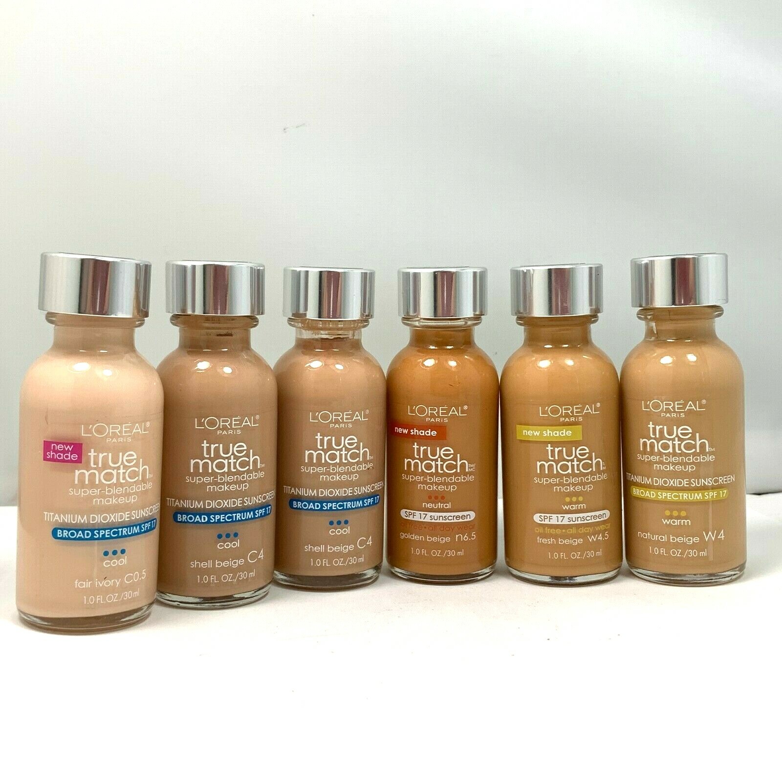 L'Oreal True Match Super-Blendable Makeup (Warm/Neutral/Cool) 1oz/30ml YOU PICK!