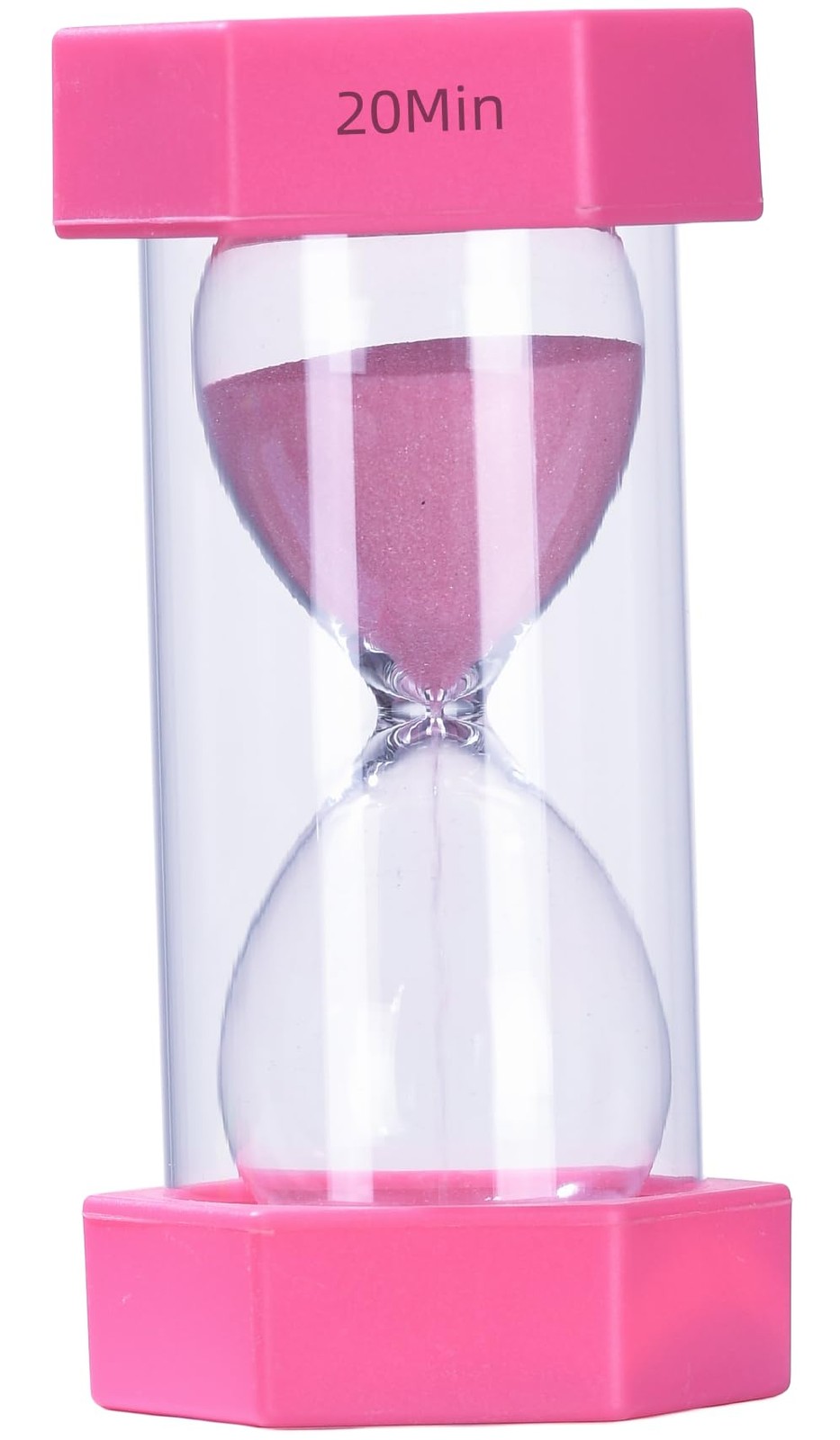 Colorful Sand Timers, Hourglass Sand Timers 20 Minutes Sandglass Pink 20Min
