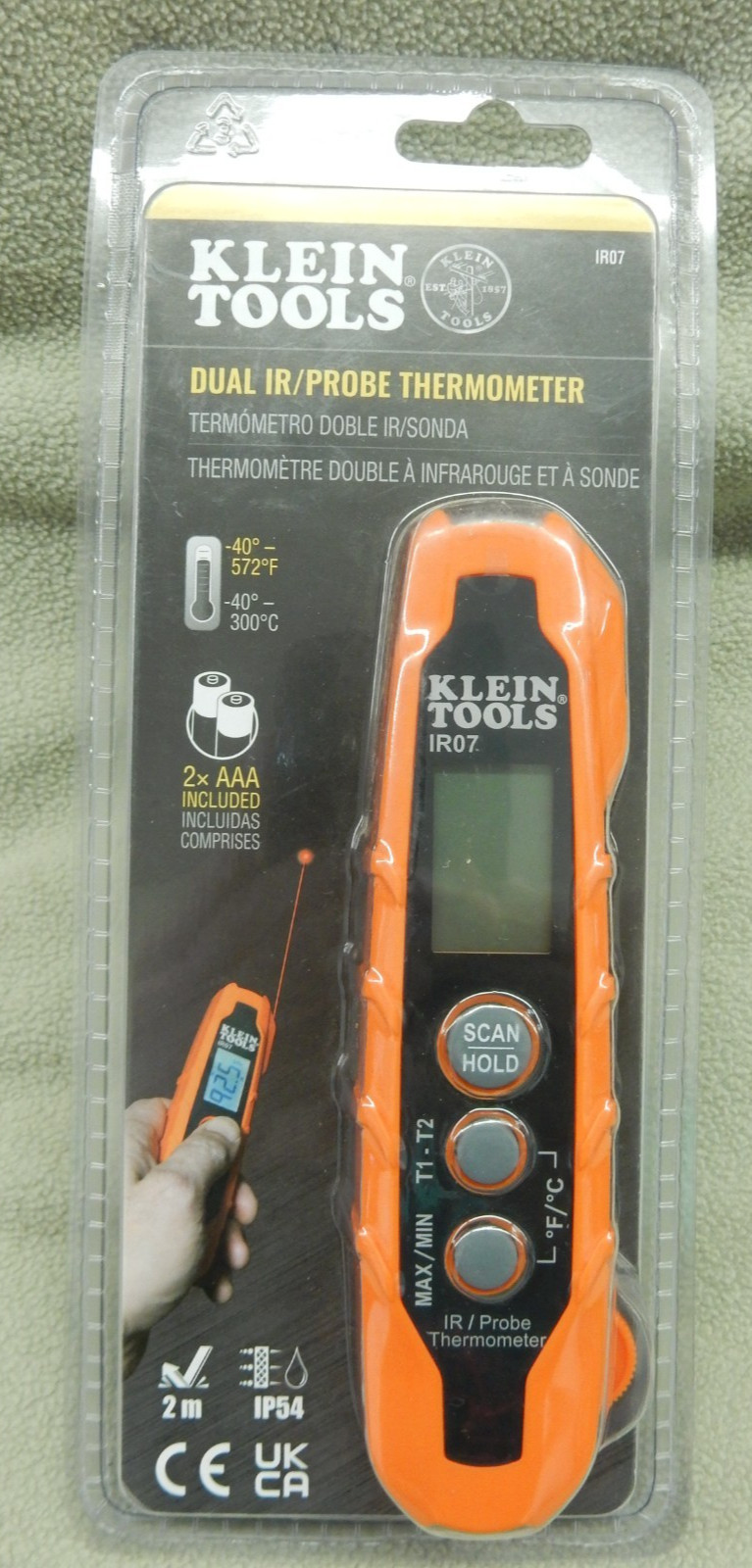 KLEIN TOOLS IR07 DUAL IR / PROBE THERMOMETER
