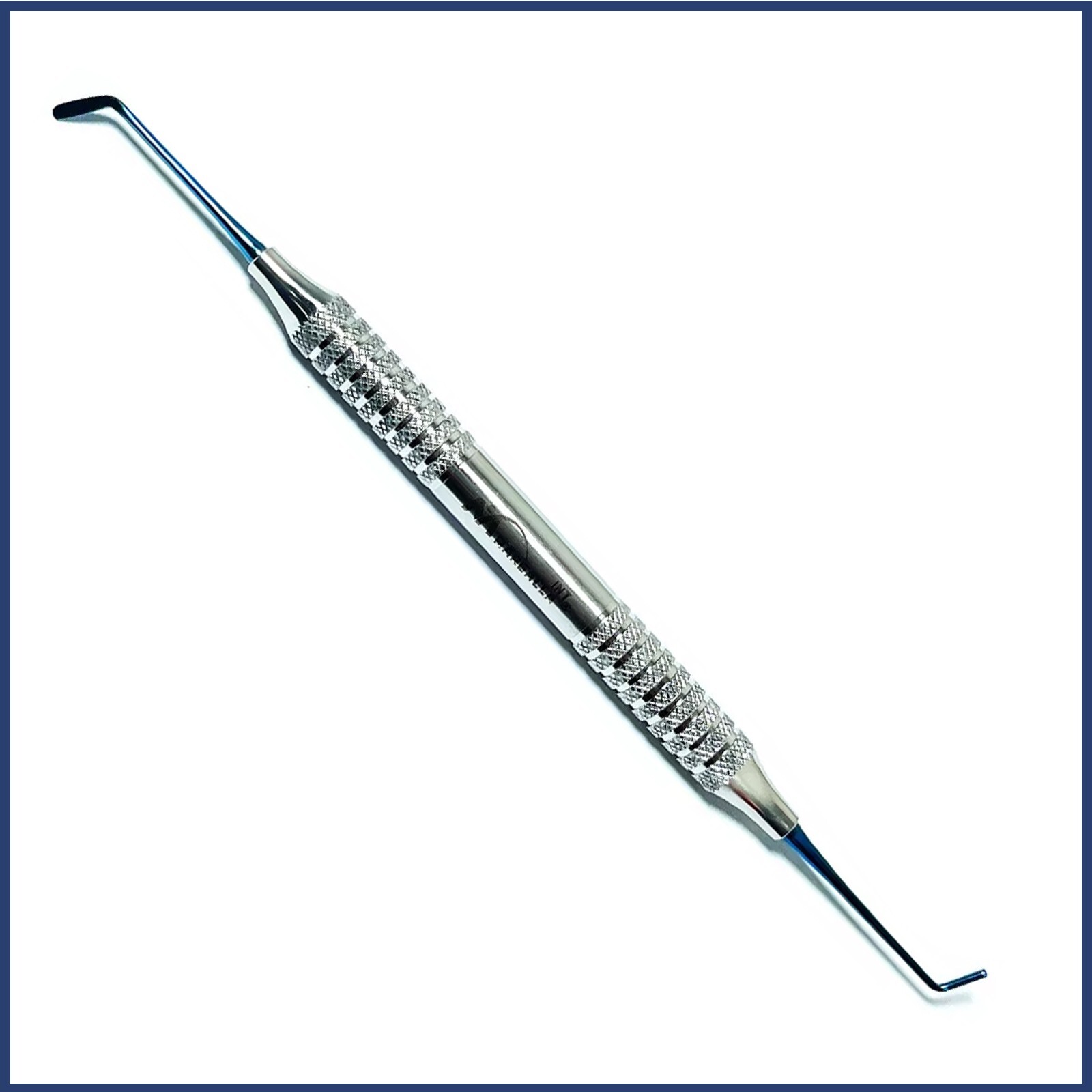 Dental Composite Filling Instruments Spatula & Plugger Titanium Blue Tips