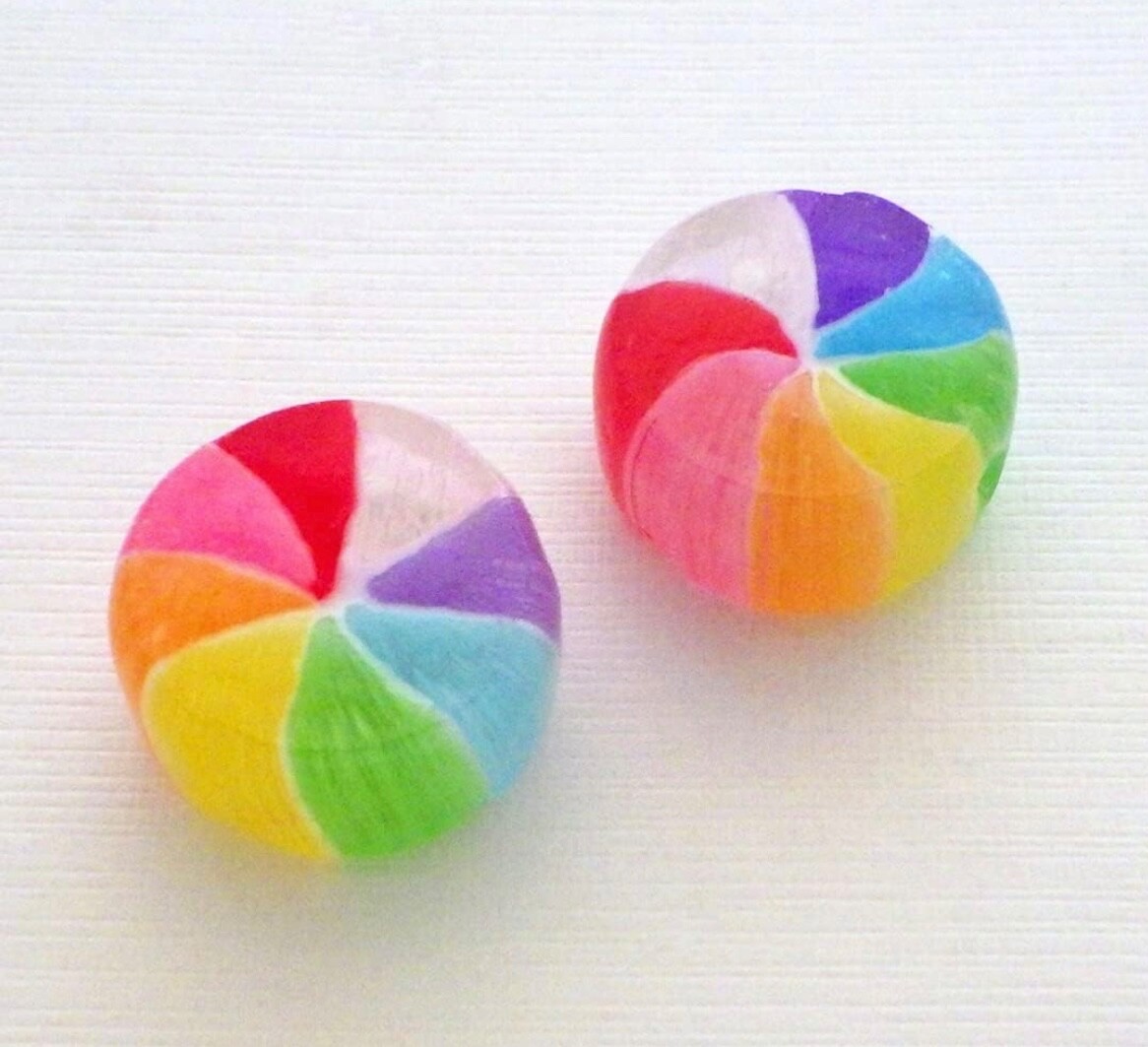 Rainbow Candy Strawberry Flavor Gluten Free Japan Individually Wrapped 50 Pieces