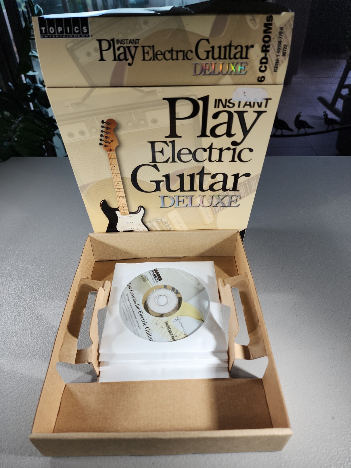 Instant Play Electric Guitar Deluxe Self-Paced Instructional (2005, 6+1 CD-ROMs)
