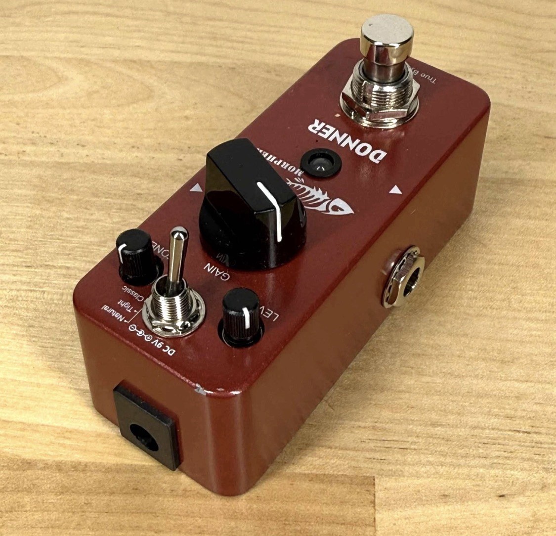 Donner Morpher Distortion Mini Guitar Effects Pedal – Heavy Gain - New Condition