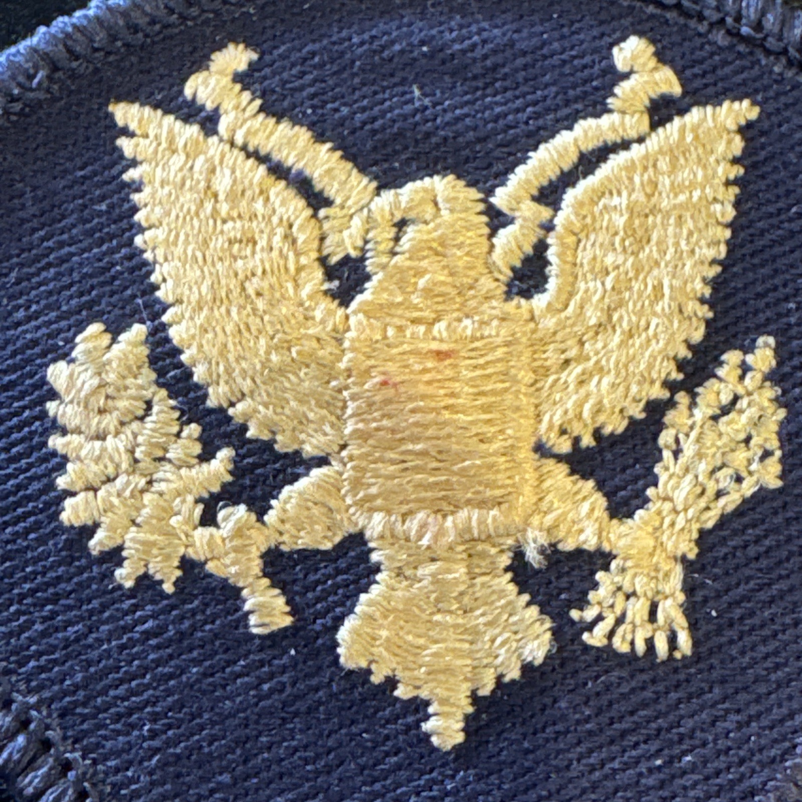 WW2 US Army Specialist Gold Eagle WWII Embroidered Patch
