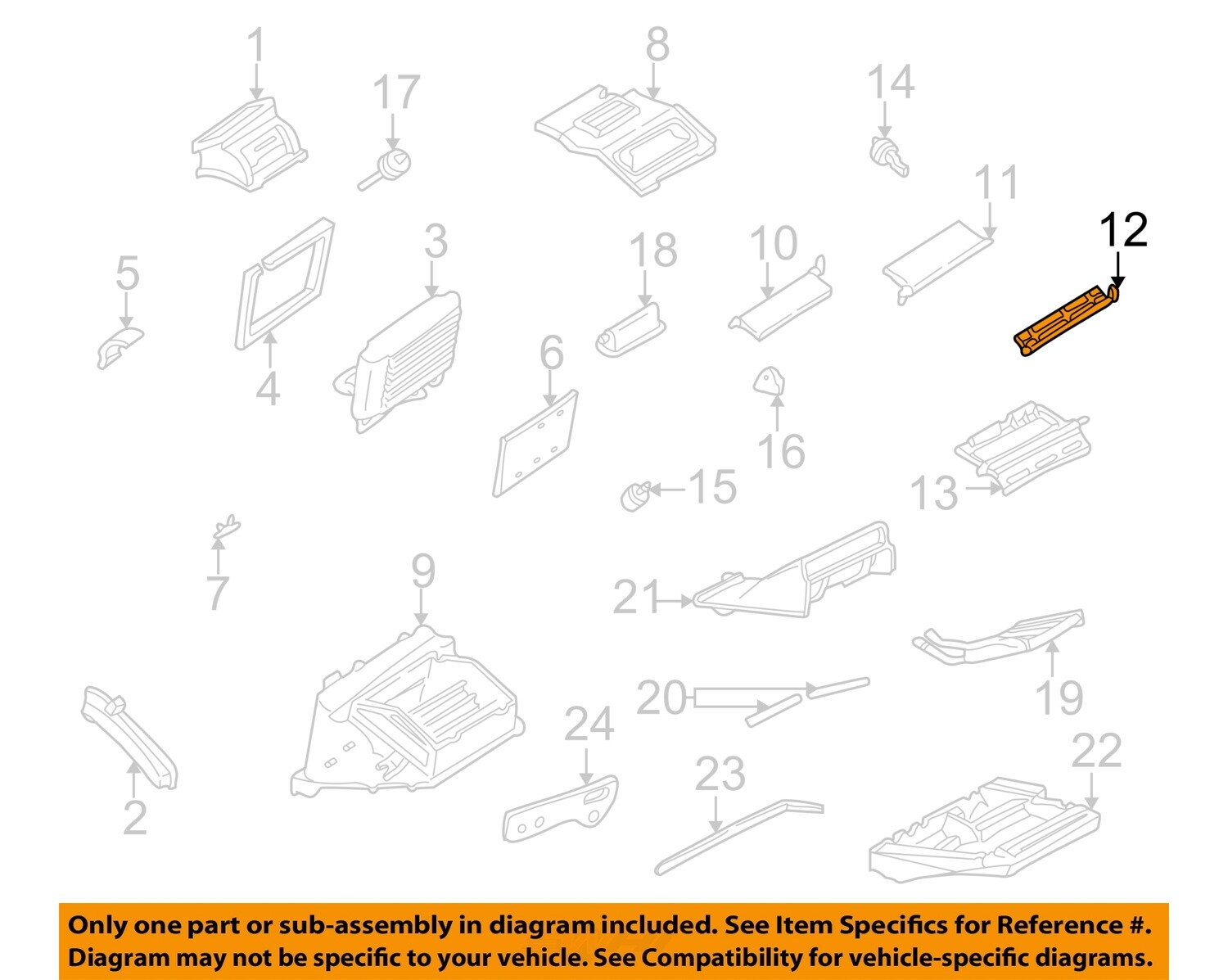GM OEM 95-05 Alero Evaporator Heater Components-Valve 52484819