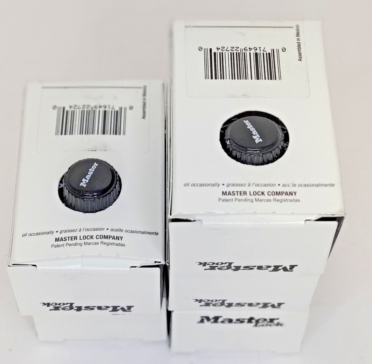 MASTER LOCK PADLOCK, STANDARD DIAL COMBINATION LOCK - LOT OF 5