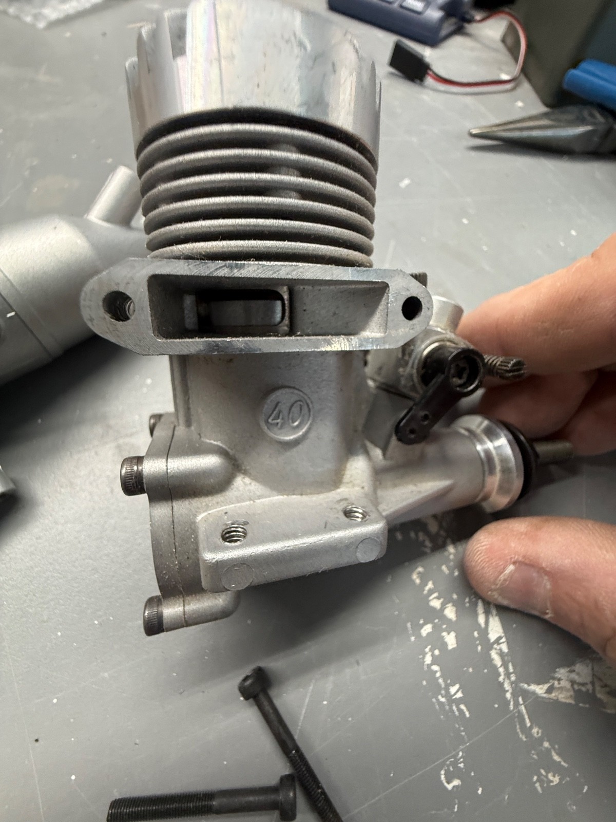 OS Engine MAX 40 FP RC w/Muffler