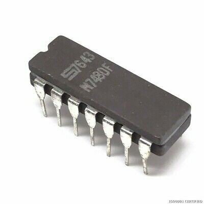 N7480F 74LS80F CERAMIC INTEGRATED CIRCUIT SIGNETICS