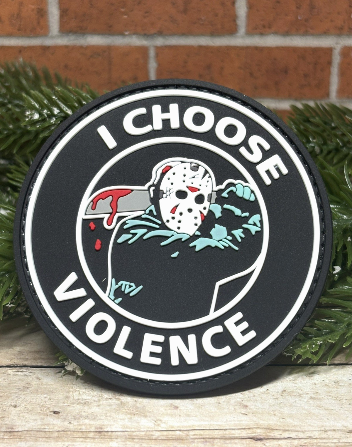 Tactical Patch- Jason Patch - I Choose Violence Halloween PVC Friday 13th Patch