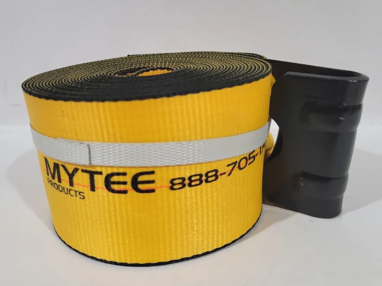 Kinedyne Winch Strap with Flat Hook - Gold Mitee 888-705-TARP