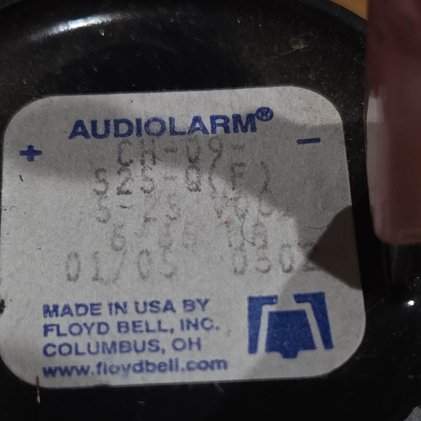 Audiolarm CH-09 Siren Alarm Sounder, Floyd Bell Inc Sirens & Alarms