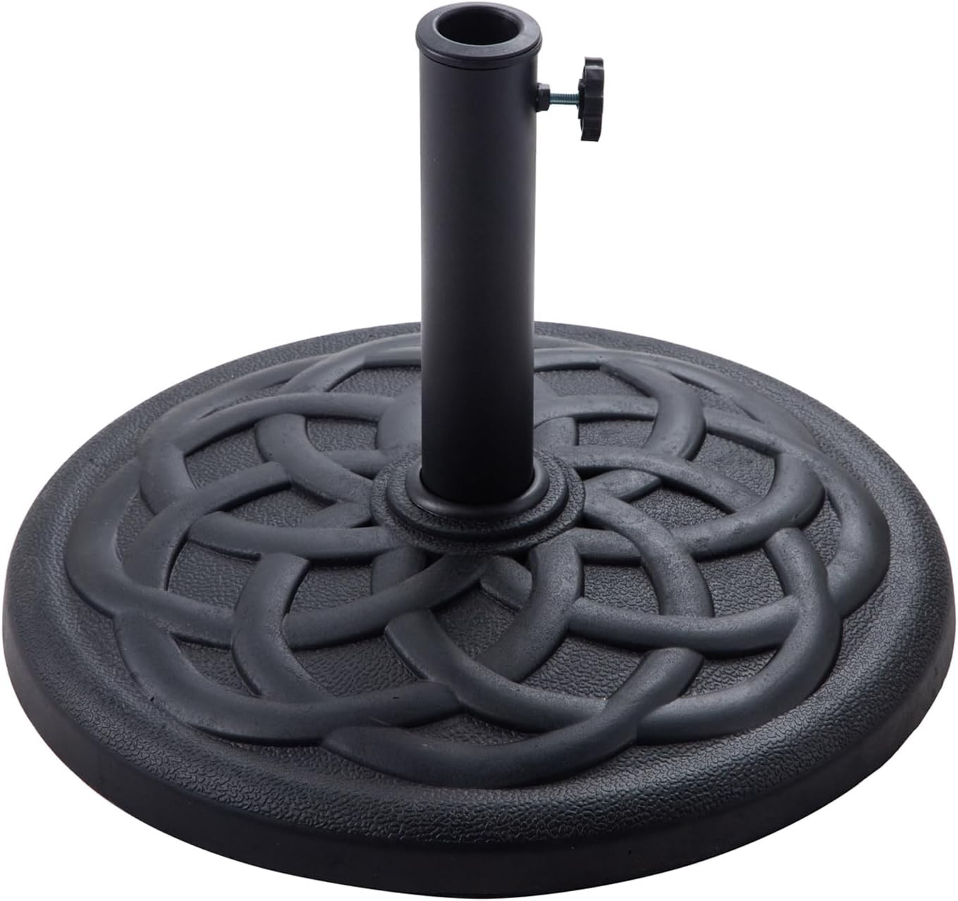 C-Hopetree 31 Lb Heavy Duty round Base Stand for Patio Outdoor Market Table Umbr