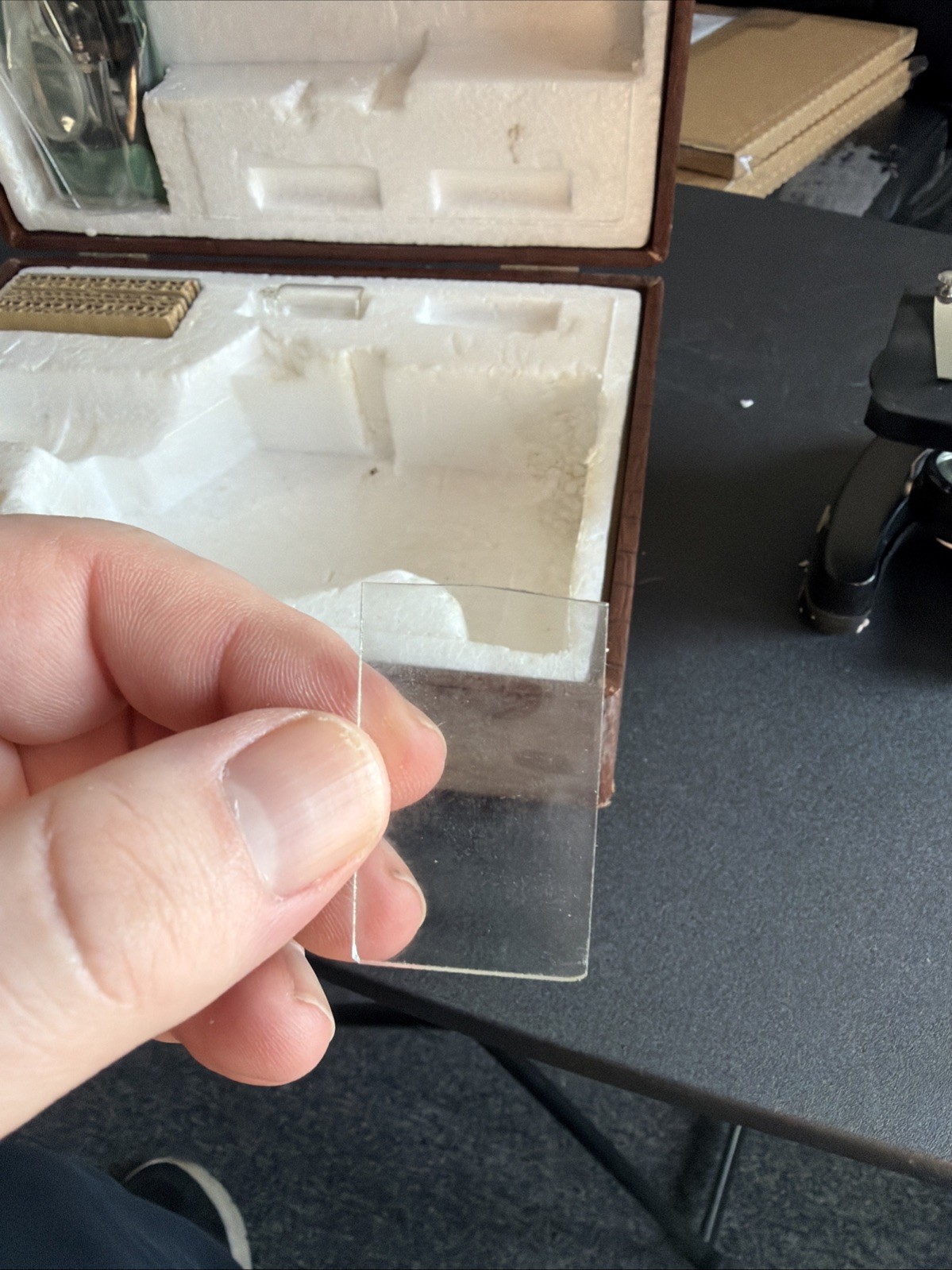 vintage microscope